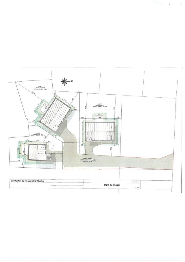 terrain à vendre - 2094.0 m2 - YZEURE - 03 - AUVERGNE - Century 21 Pierre Immobilier